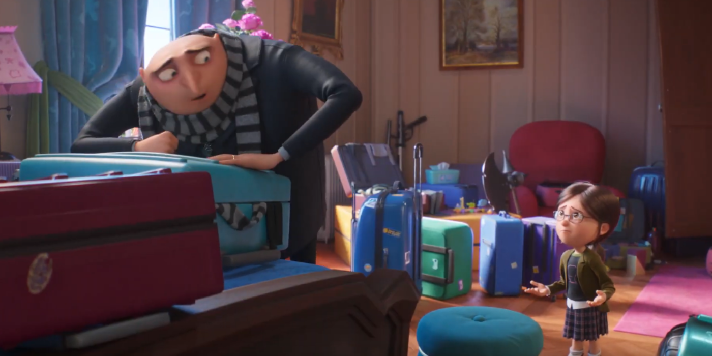 Gru está dizendo a Margo que ela fará novos e melhores amigos em Me Despicable Me 4.