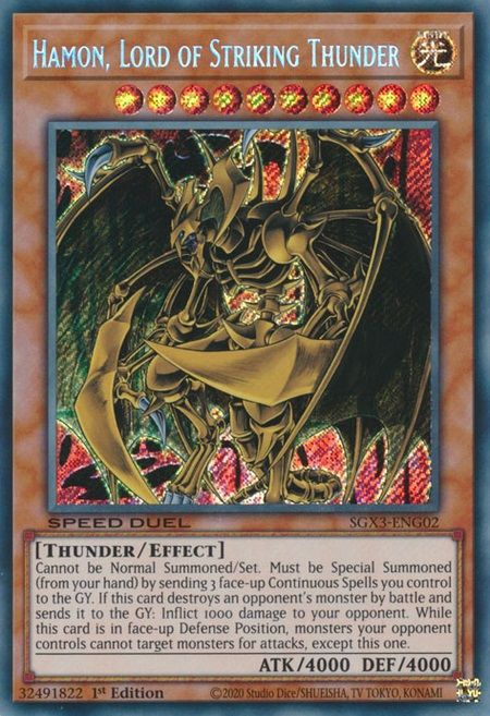 Hamon, Yu-Gi-Oh'dan şimşek kartının efendisi!