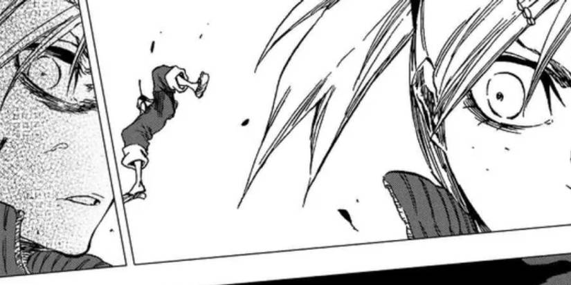 هييوري تلاحظ ساقيها المبتورتين في بليتش