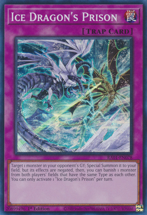 Yu-Gi-Oh'daki Ice Dragon'un Hapishanesi! TCG/OCG.