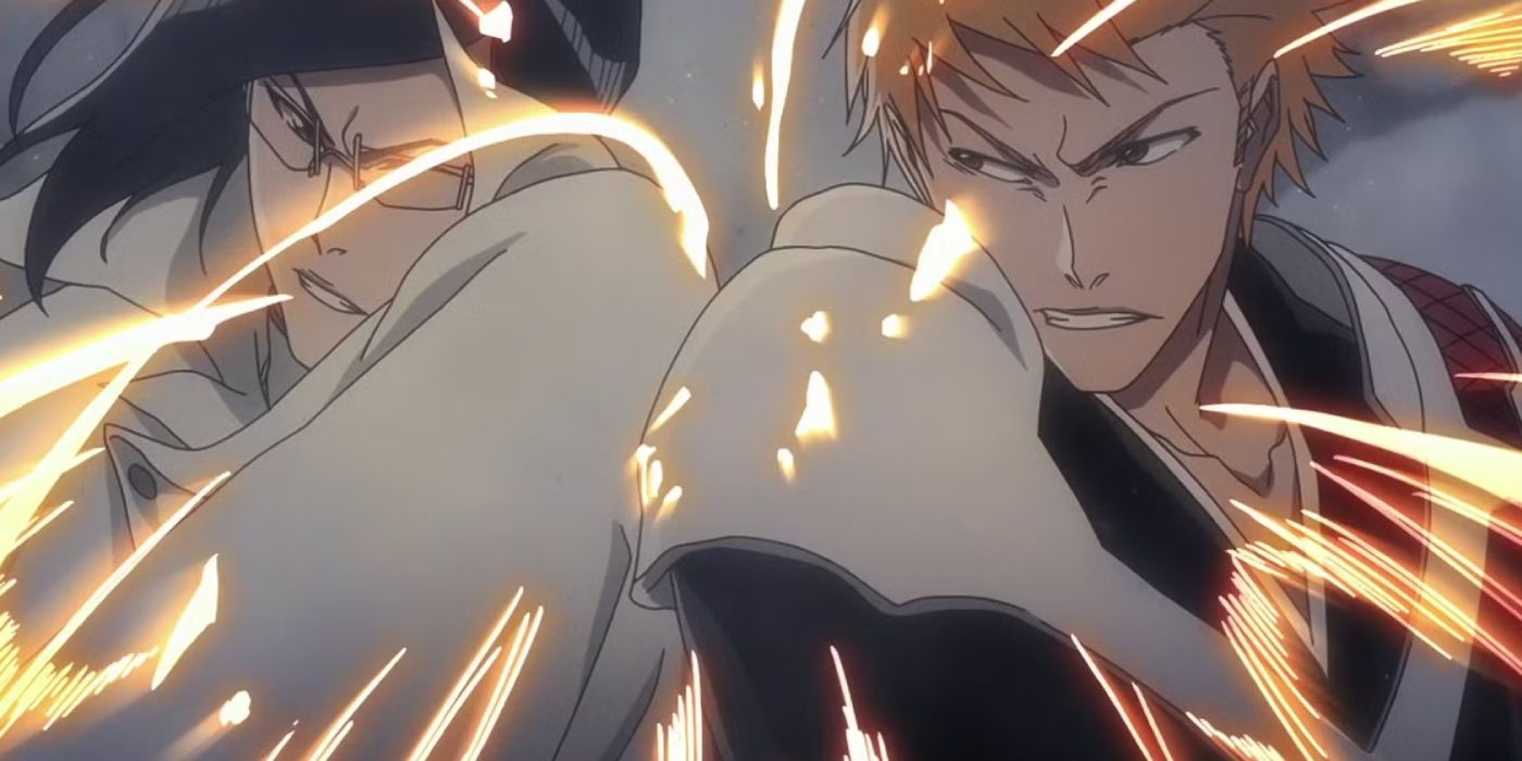 Ichigo e Ishida lutam em Bleach milhares de anos de guerra no sangue