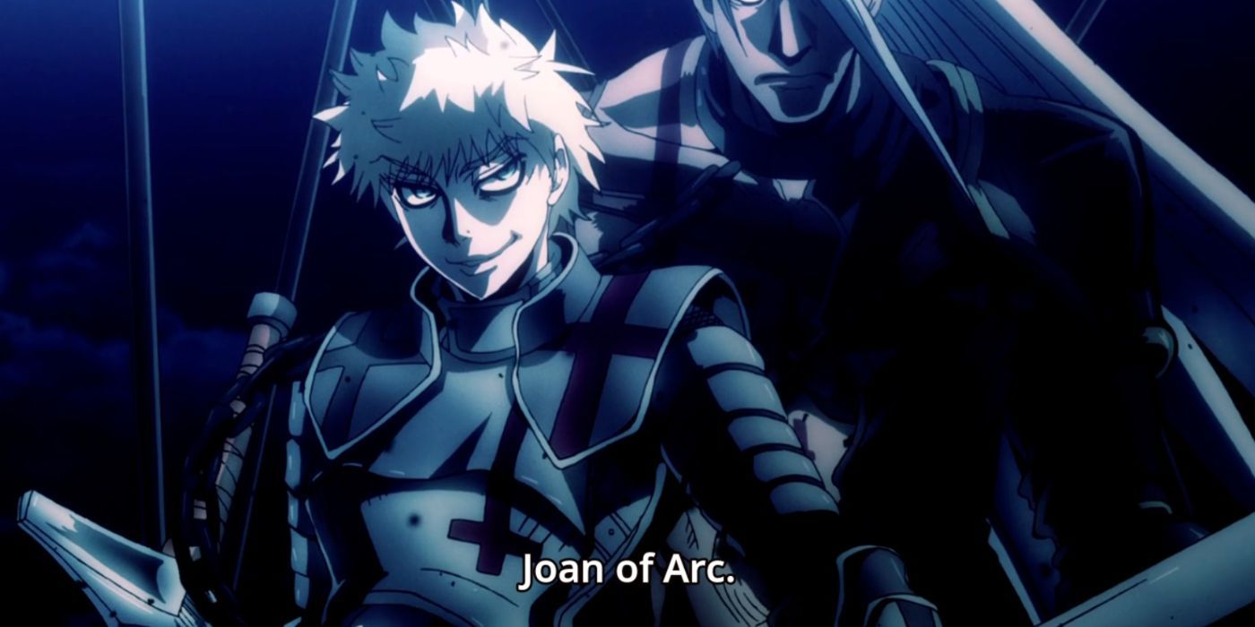 Joan of Arc drifters içinde sırıttı.