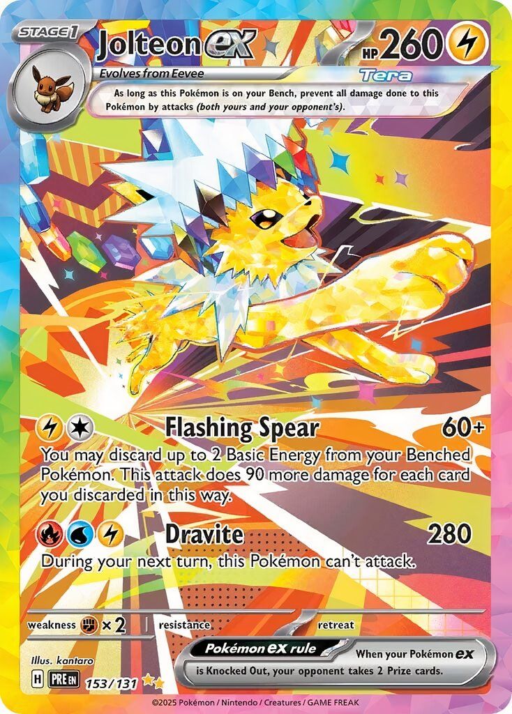 Prizmatik Evolutions Setinden Jolteon Ex