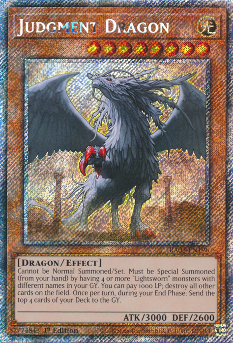 Yu-Gi-Oh'da Dragon Yargı! TCG/OCG.