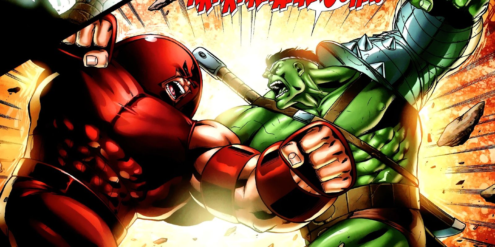 Juggernaut vs hulk