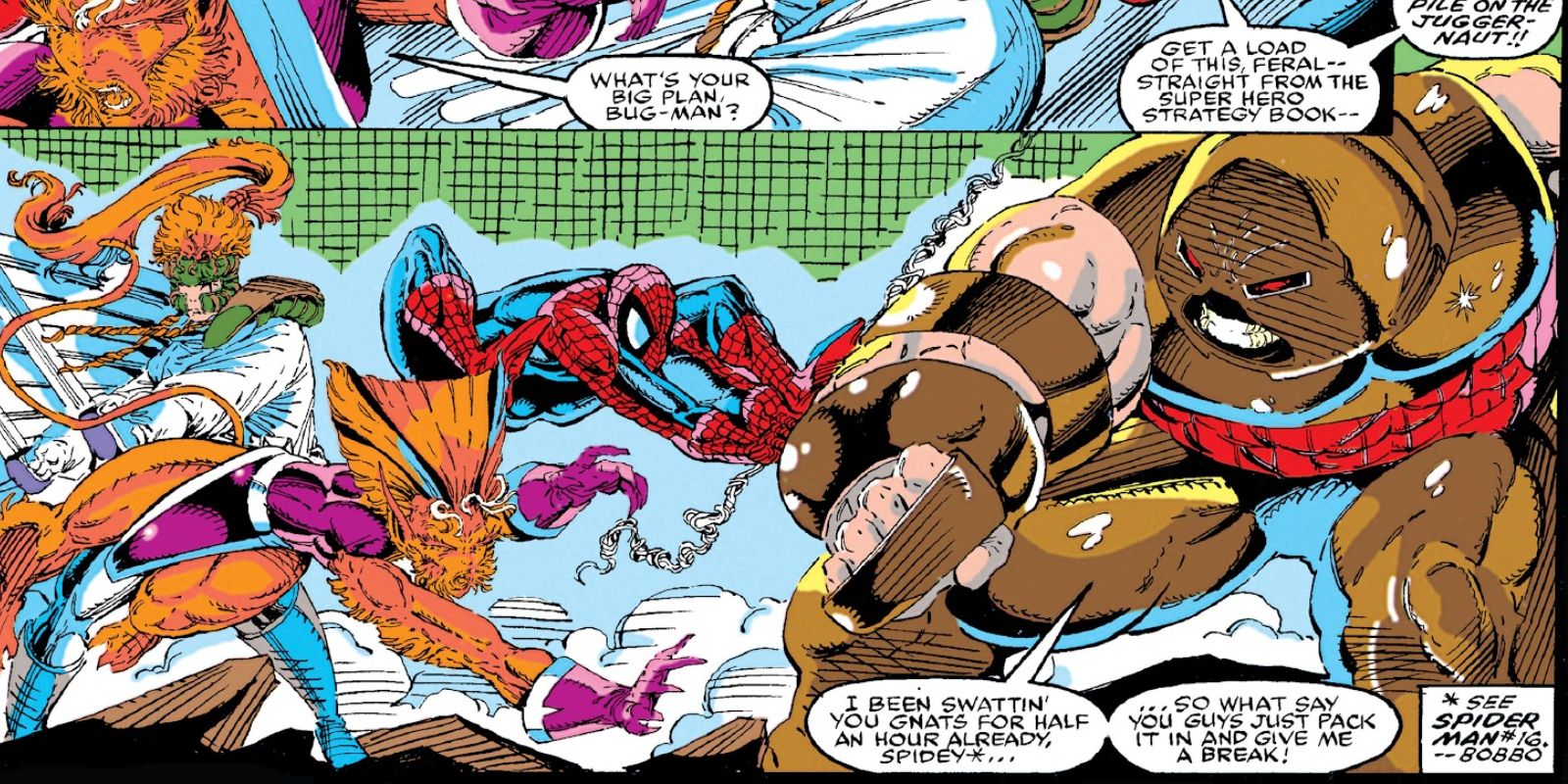 Juggernaut vs X-Force ve Spider-Man