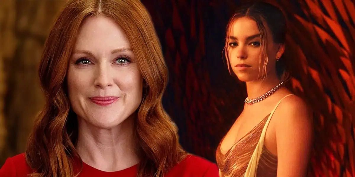 Julianne Moore y Milly Alcock