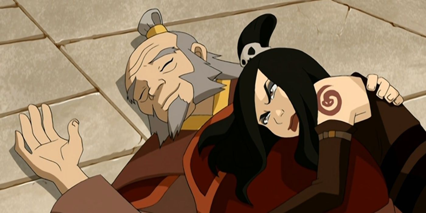 Junho deita em Iroh no chão