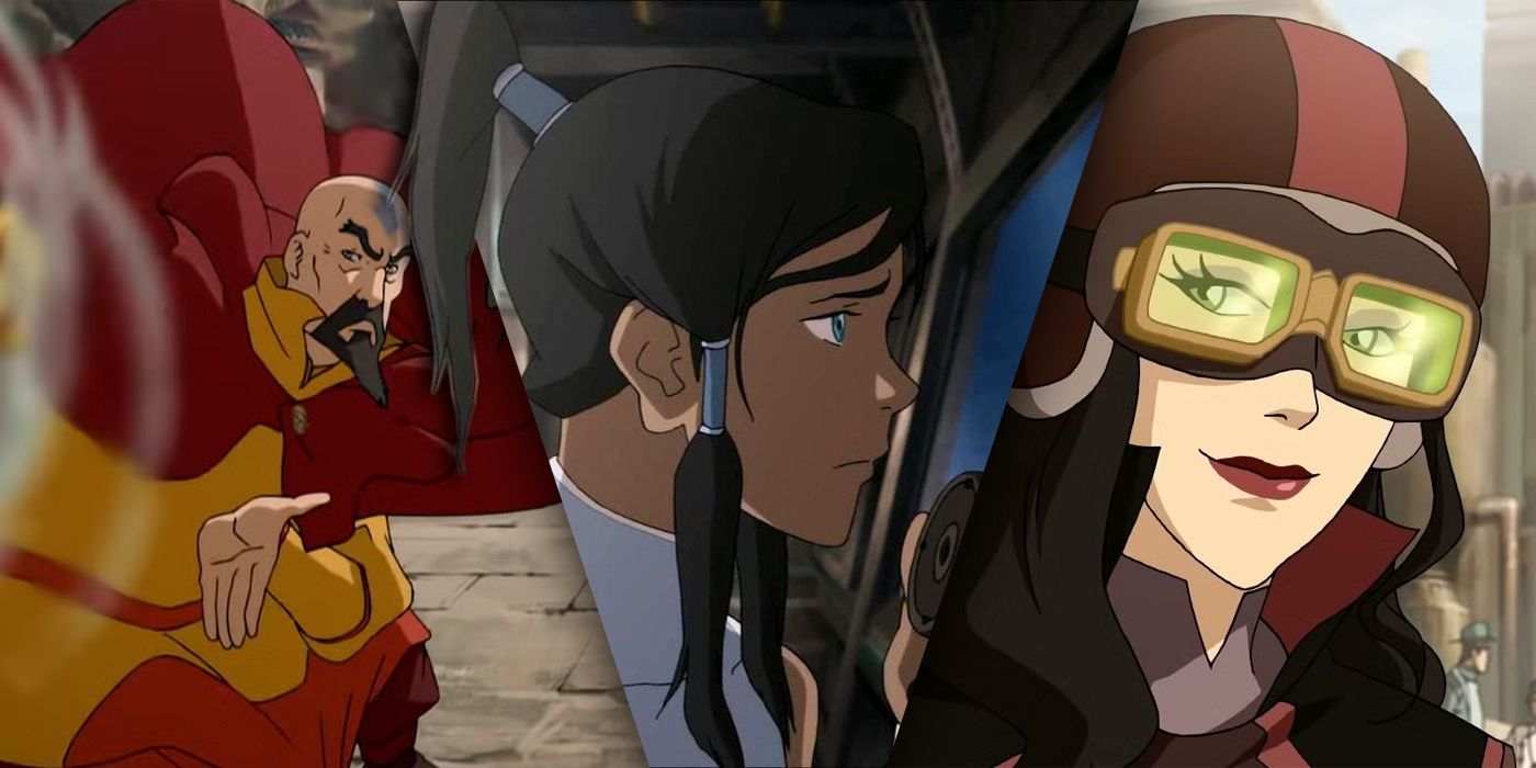 Tenzin, Korra, Asami