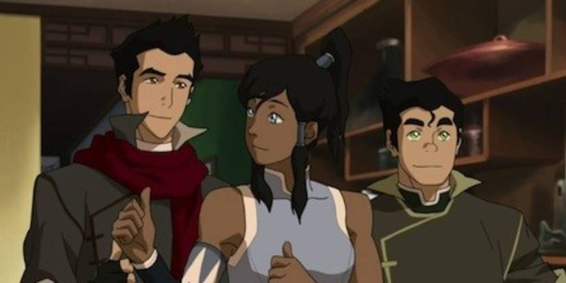 Korra, Mako, and Bolin