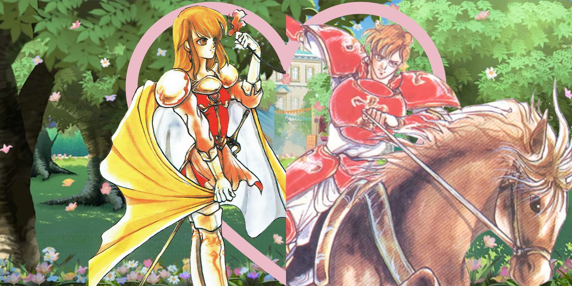 Lachesis e Naoise de Fire Emblem Genealogia da Guerra Santa