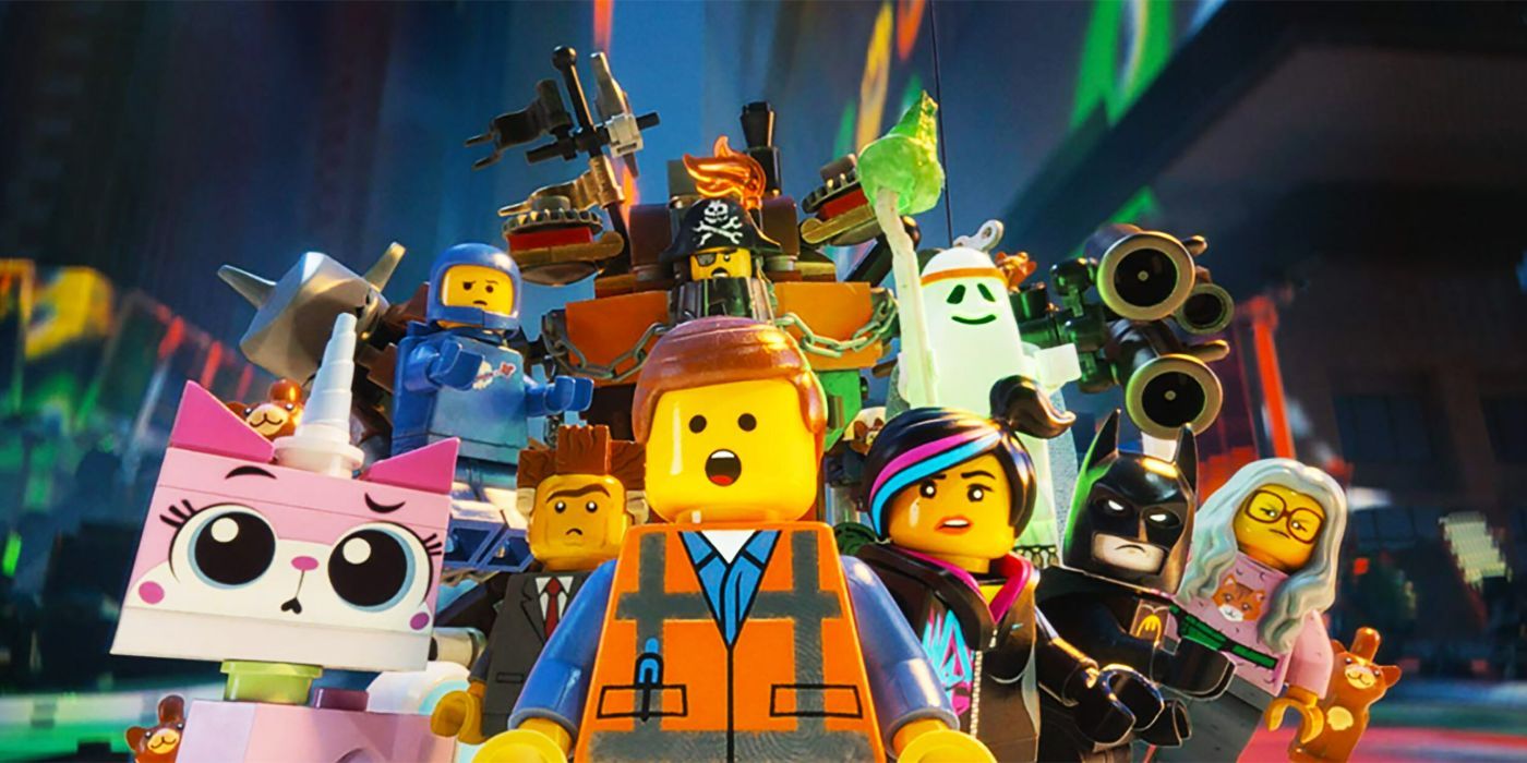 Lego filminin sonu, Duplo'nun gelişinden şok olan karakterlere sahip