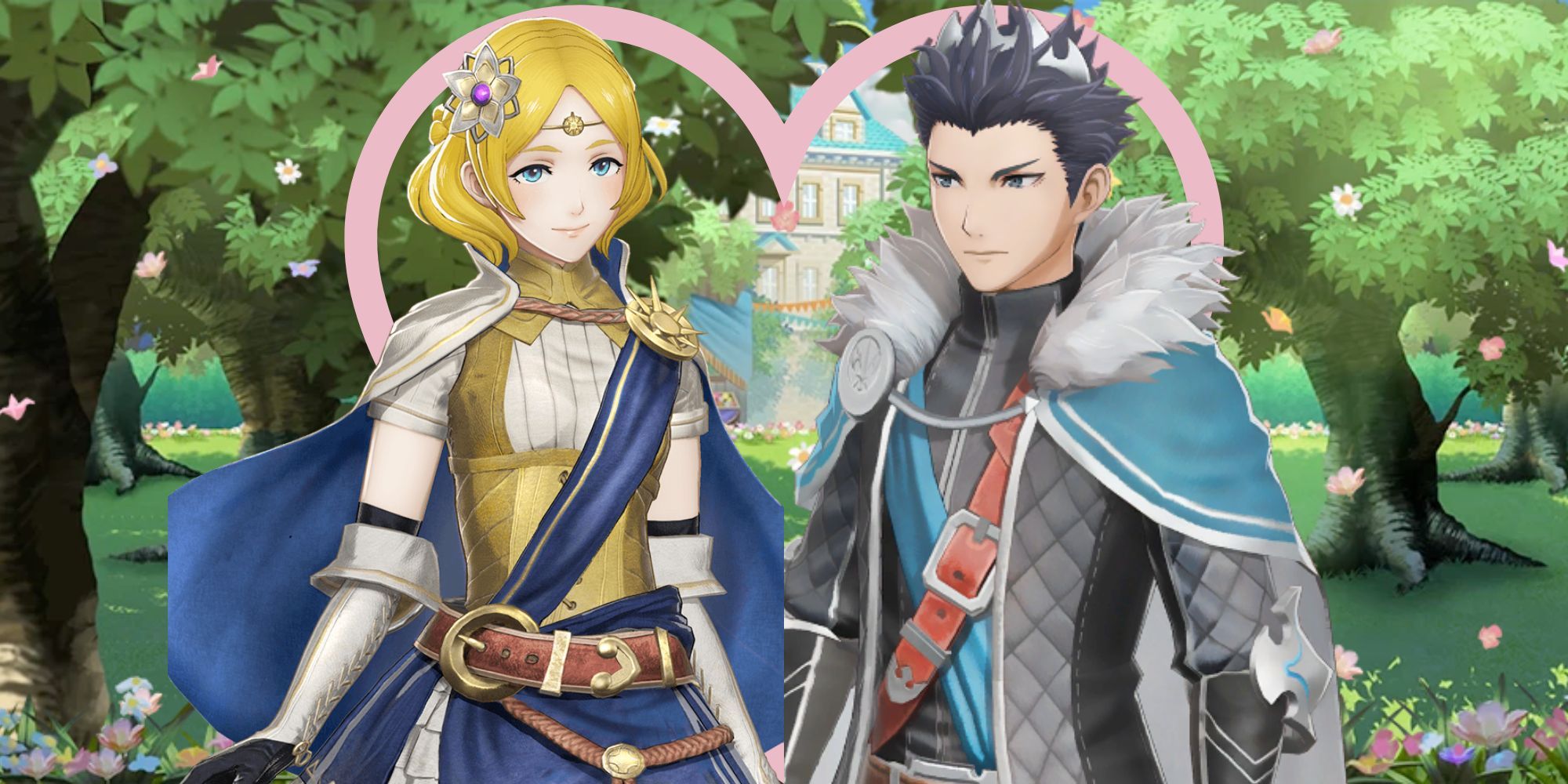 Lianna e Darios da Fire Emblem Warriors