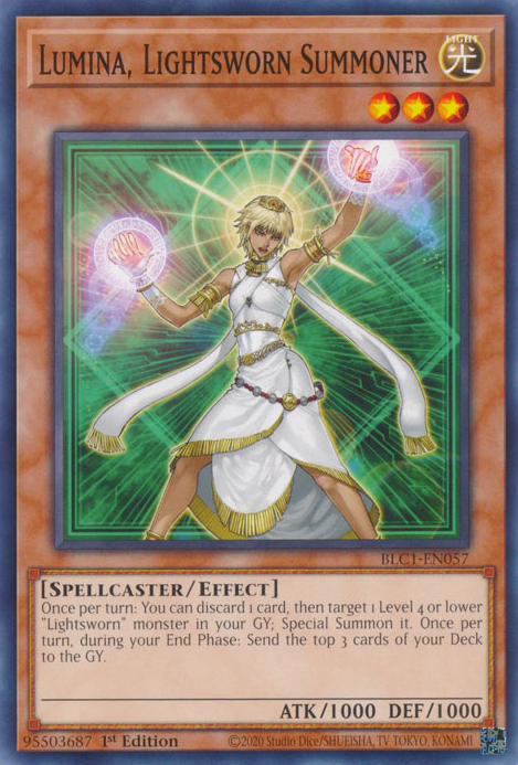 Lumina, Yu-Gi-Oh'da Lightsworn Summoner! TCG/OCG.