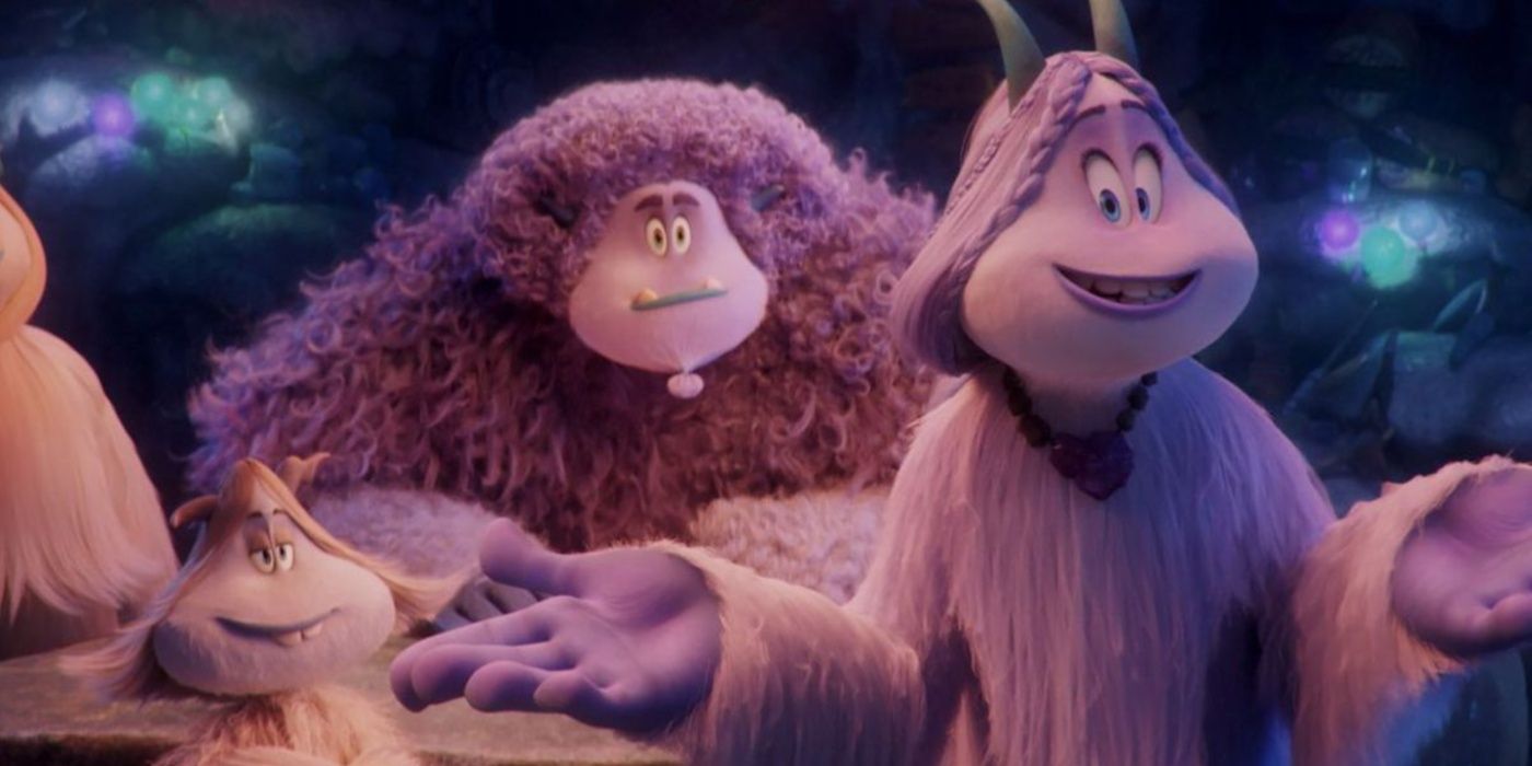 Meechee e os Yetis em Smallfoot.