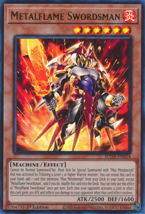 Metal Flame Swordsman en Yu-Gi-Oh! TCG/OCG.