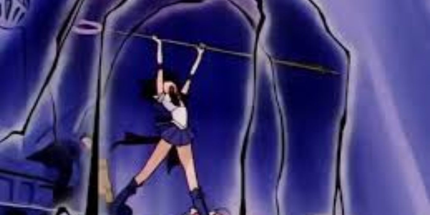 Sailor Saturn Uses The Silent Wall