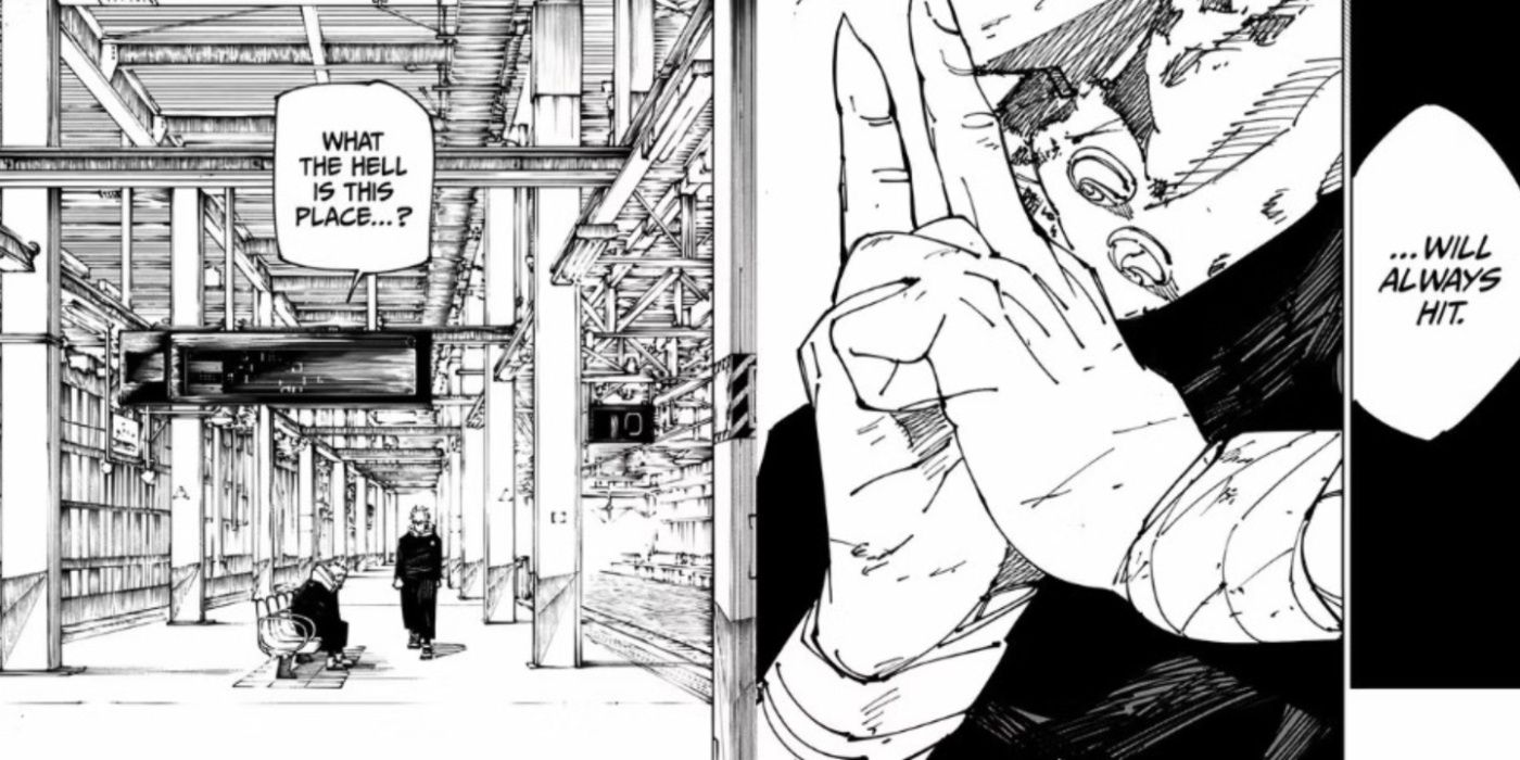 Yuji Sukuna'yı Jujutsu Kaisen'deki alan genişliğine sürükler