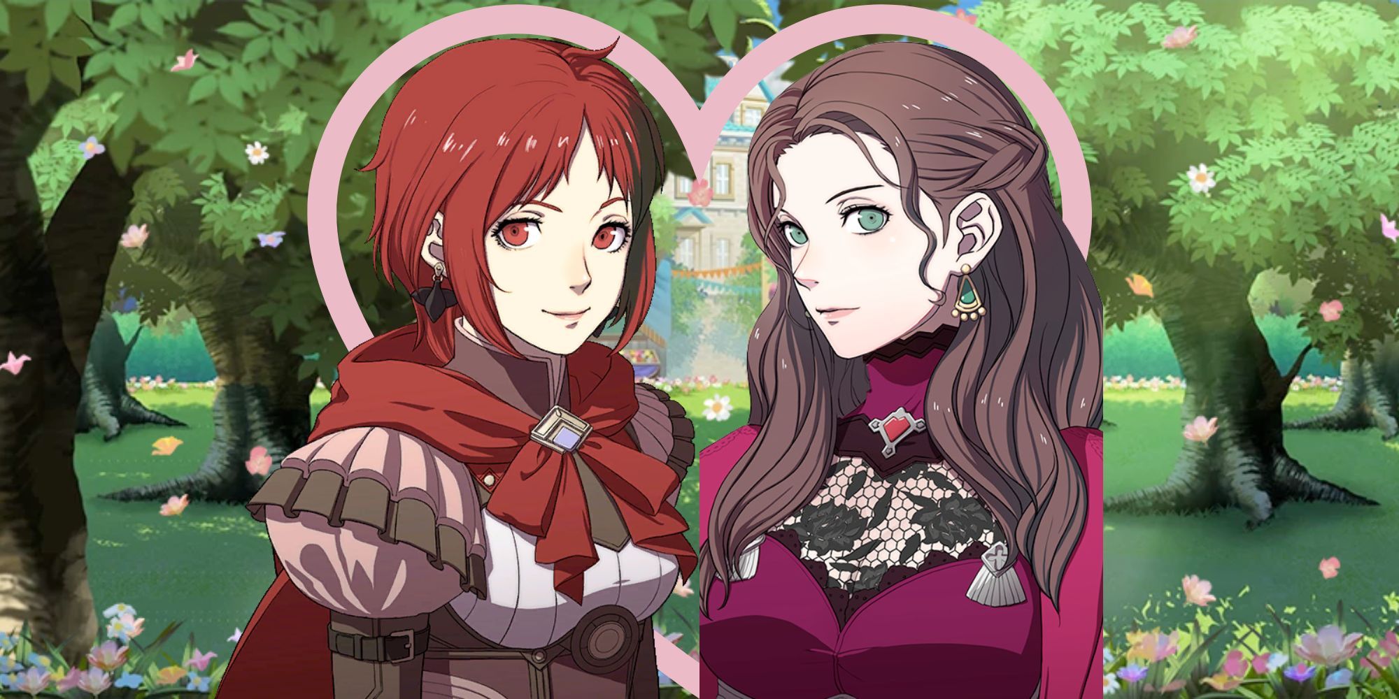 Monica e Dorothea no Fire Emblem três esperanças