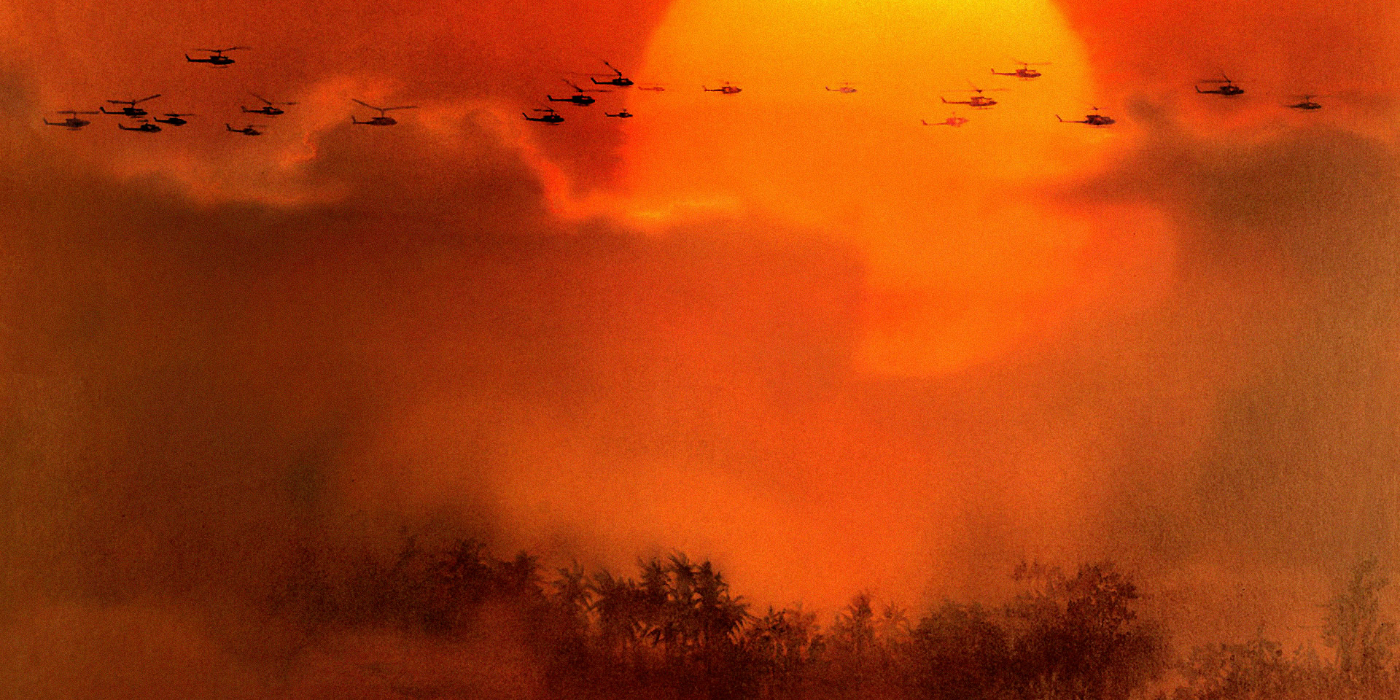 American troops approach the enemy in Apocalypse Now.