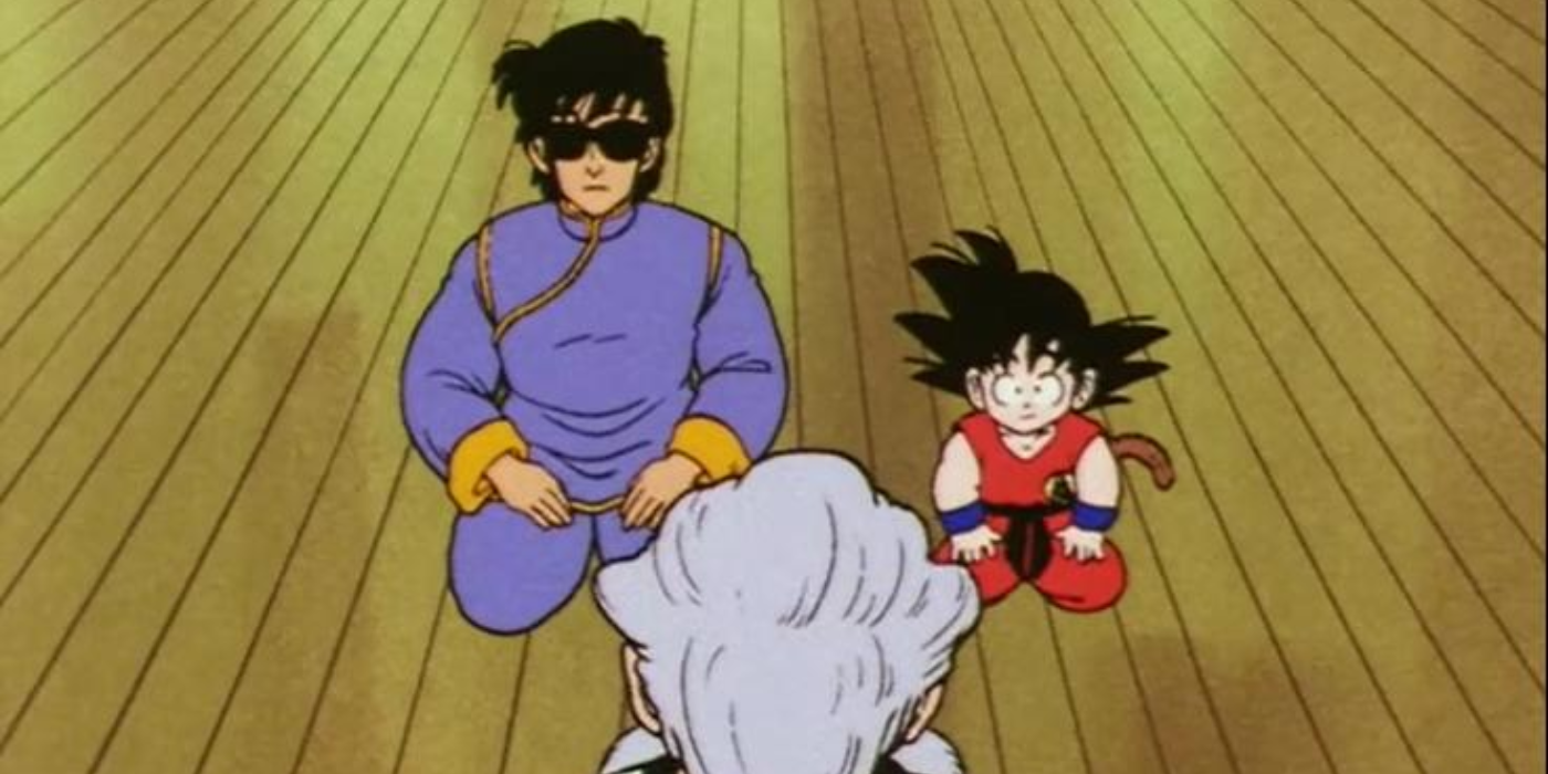 Mutaito Trains Goku and A Young Master Roshi