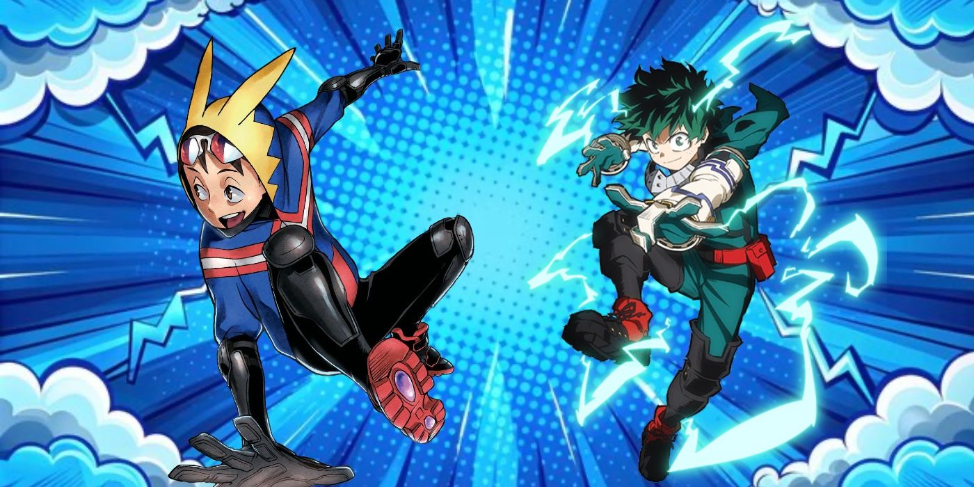 Koichi Haimawari from Vigilantes and Izuku Midoriya from My Hero Academia