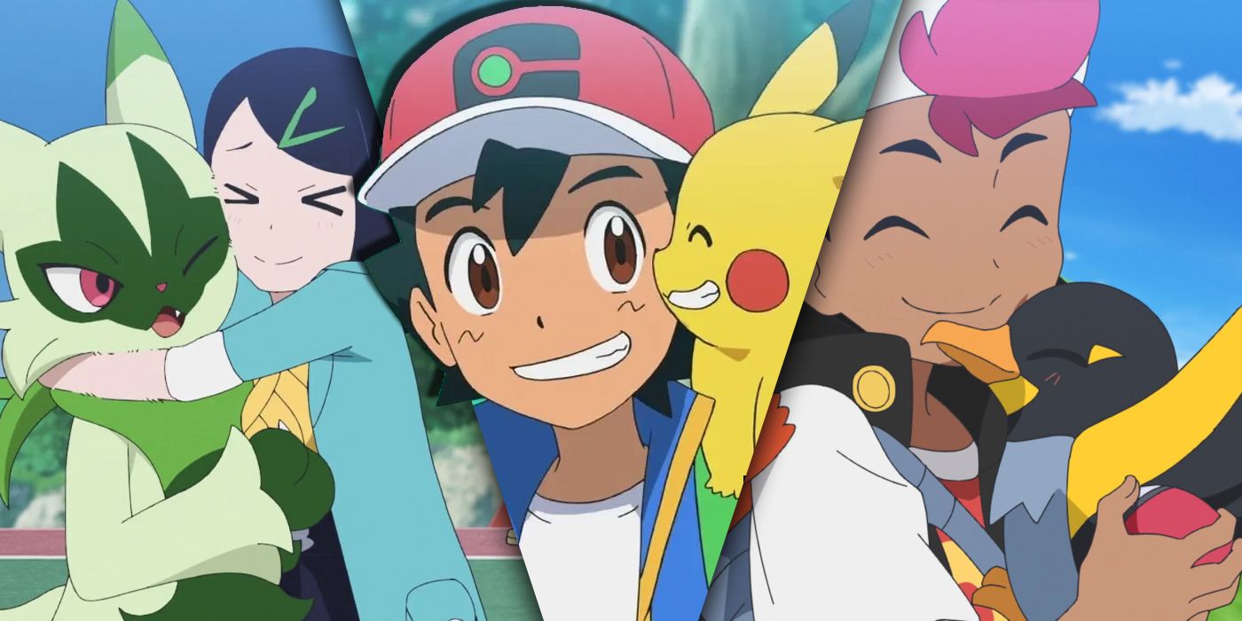 Ash & Pikachu, Liko, Roy, Pokemon Horizons