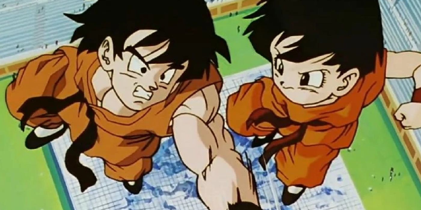 Pan vs Goten at the end of Z - Dragon Ball Z