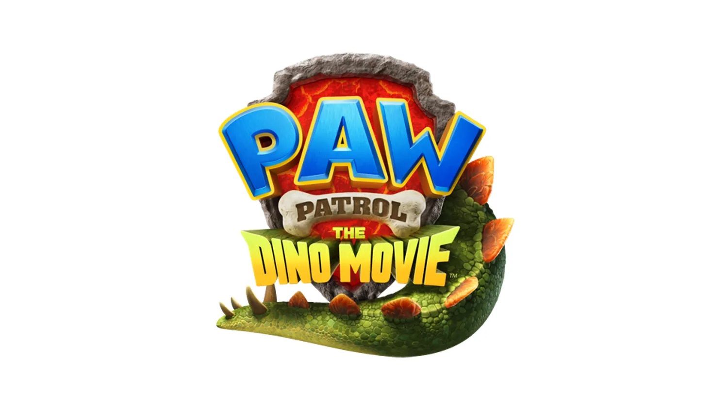 Patrol PAW El logotipo de la película Dino