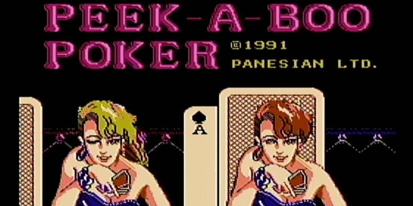 Pantalla de título Peak-A-Boo Poker