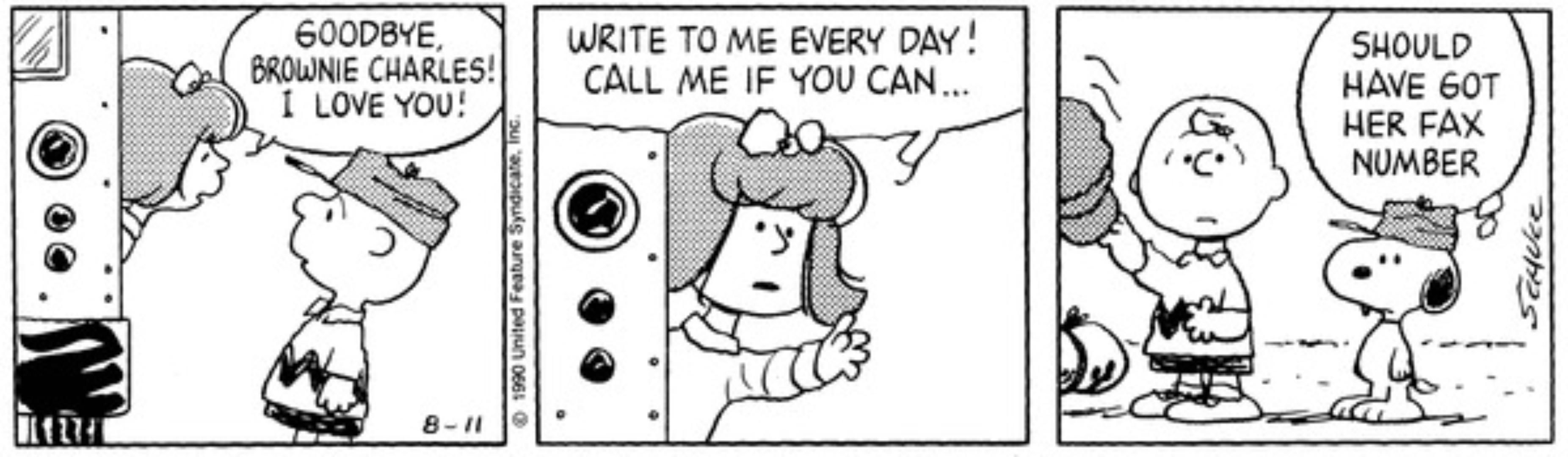 Charlie Brown e Peggy Jean si separano