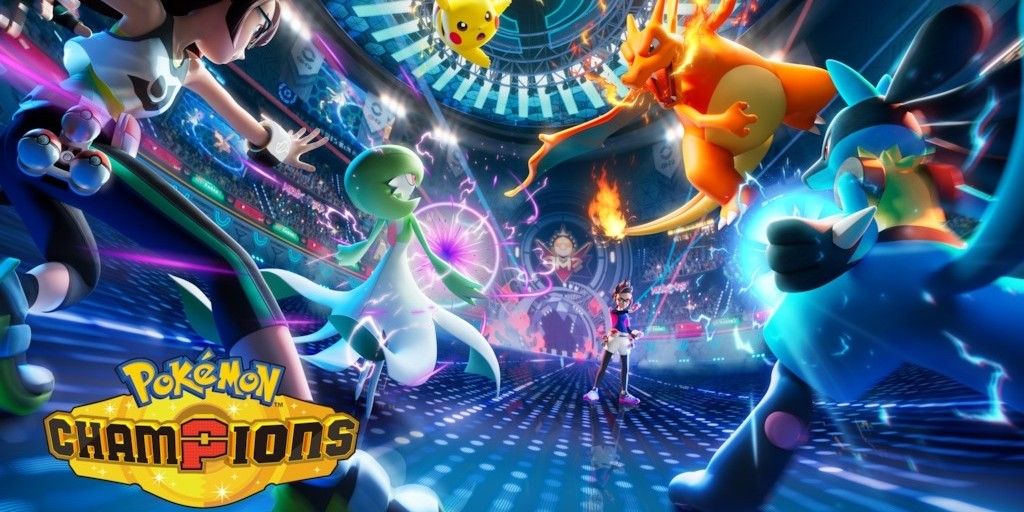 Featured art of Pokemon in battle for Pokemon Champions