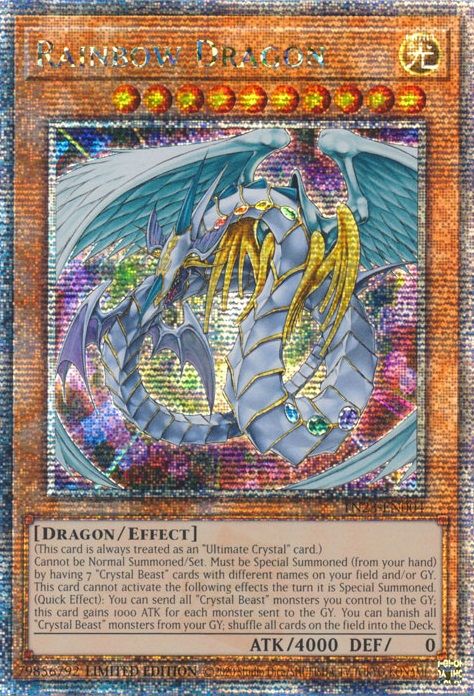 Yu-Gi-Oh'dan gökkuşağı ejderha kartı!