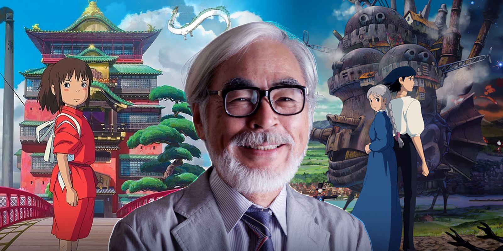 Studio Ghibli's Hayao Miyazaki with Spirited Away and Howl's Moving Castle anime