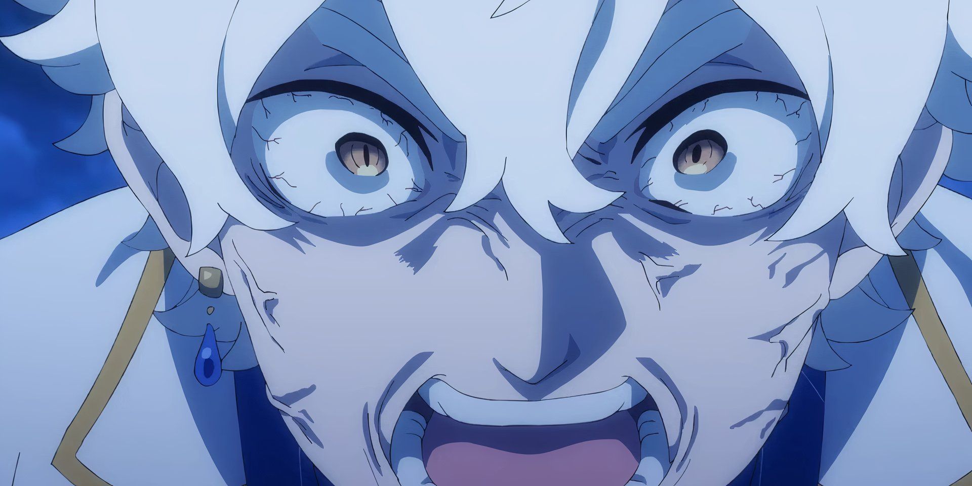 Regulus gritando com raiva em Re: Zero Temporada 3 Episódio 12