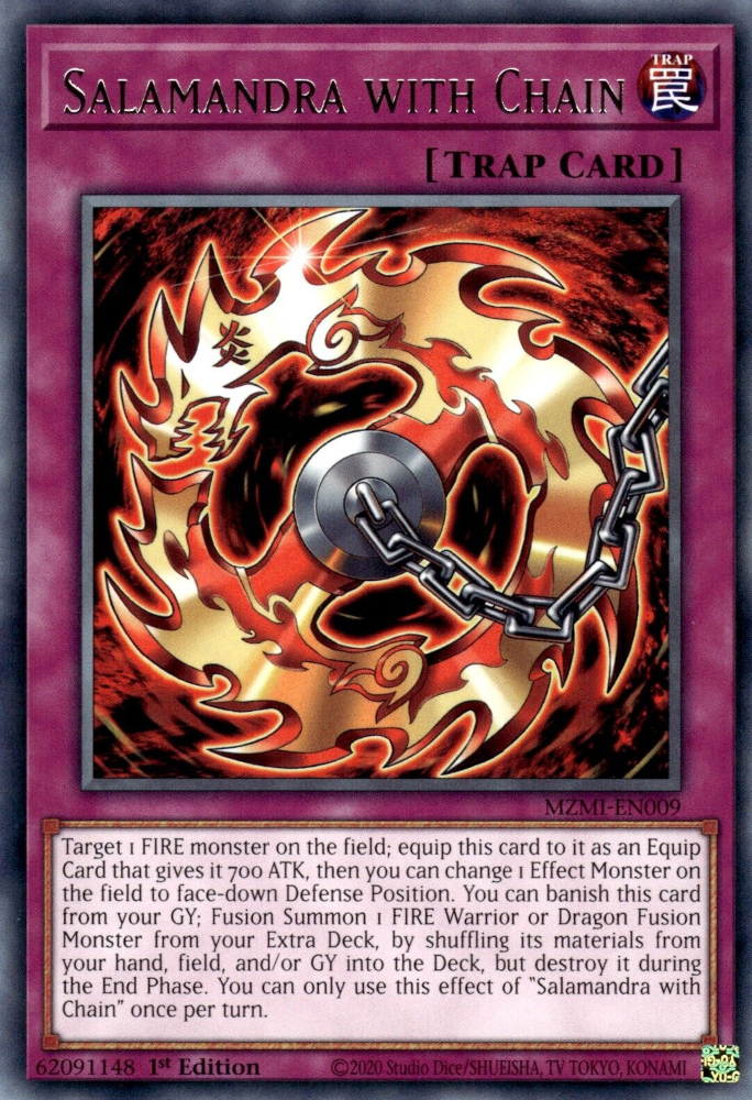 Salamandra con cadena en Yu-Gi-Oh! TCG/OCG.