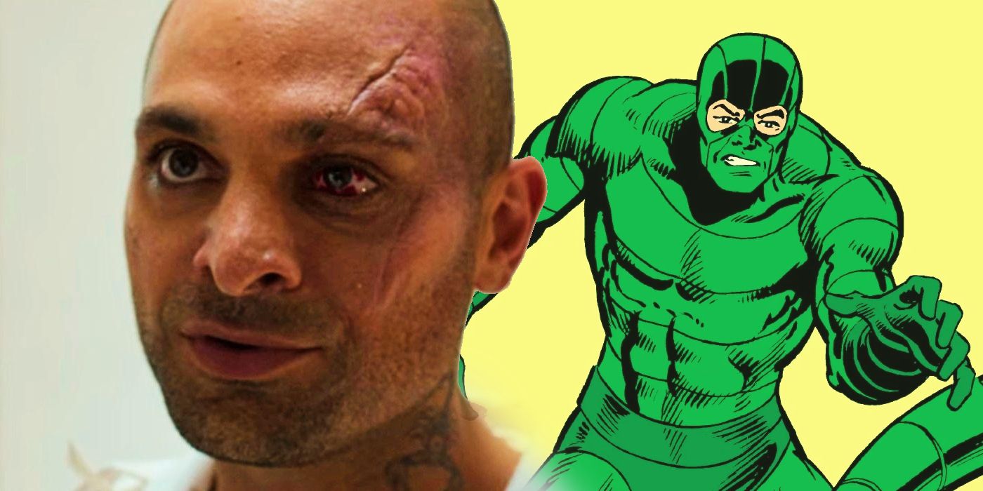 Mac Gargan (Michael Mando) in Spider-Man: Homecoming; Scorpion in Marvel Comics