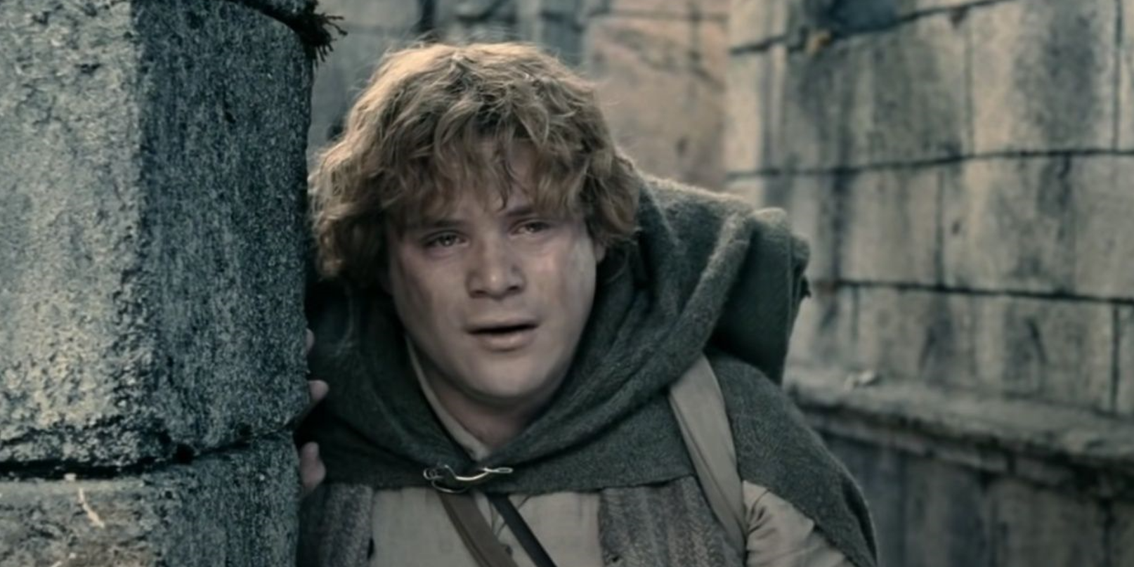 Samwise Gamgee konuşmasını iki kulenin sonunda verir.