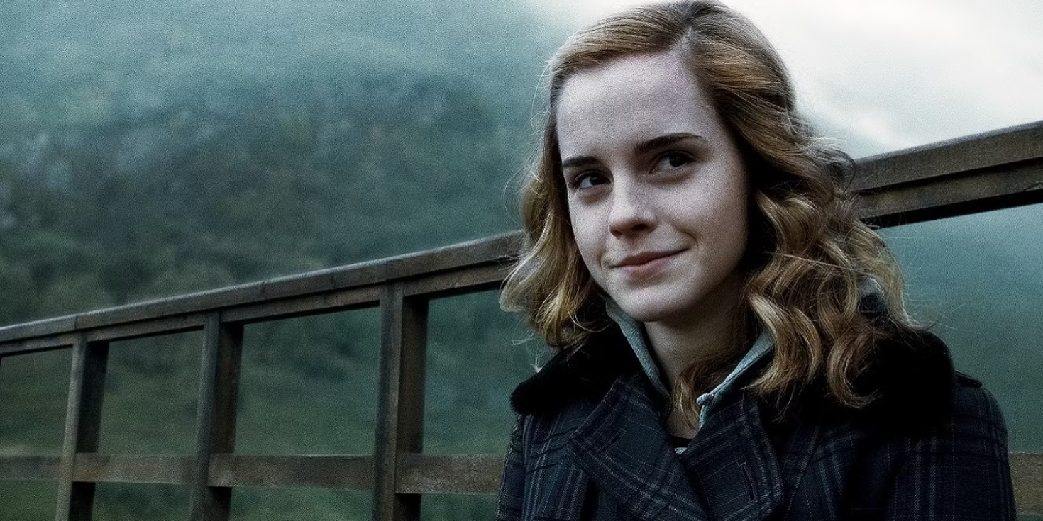 Hermione, Quidditch'teki Cormac McLaggen'i karıştırmak için Confundo'yu kullanıyor.