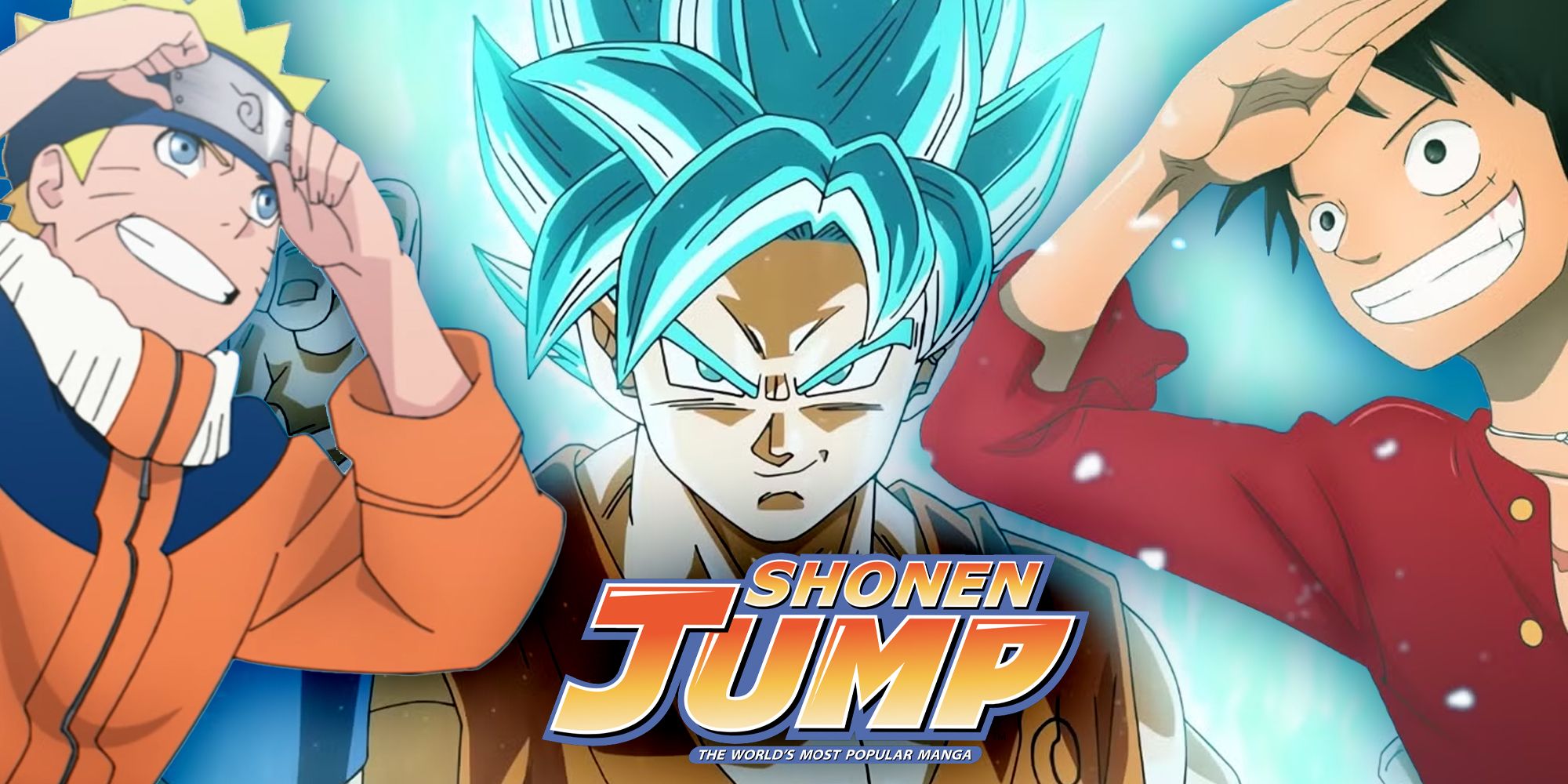 Shonen Jump Manga transformed the anime Naruto, Goku and Luffy