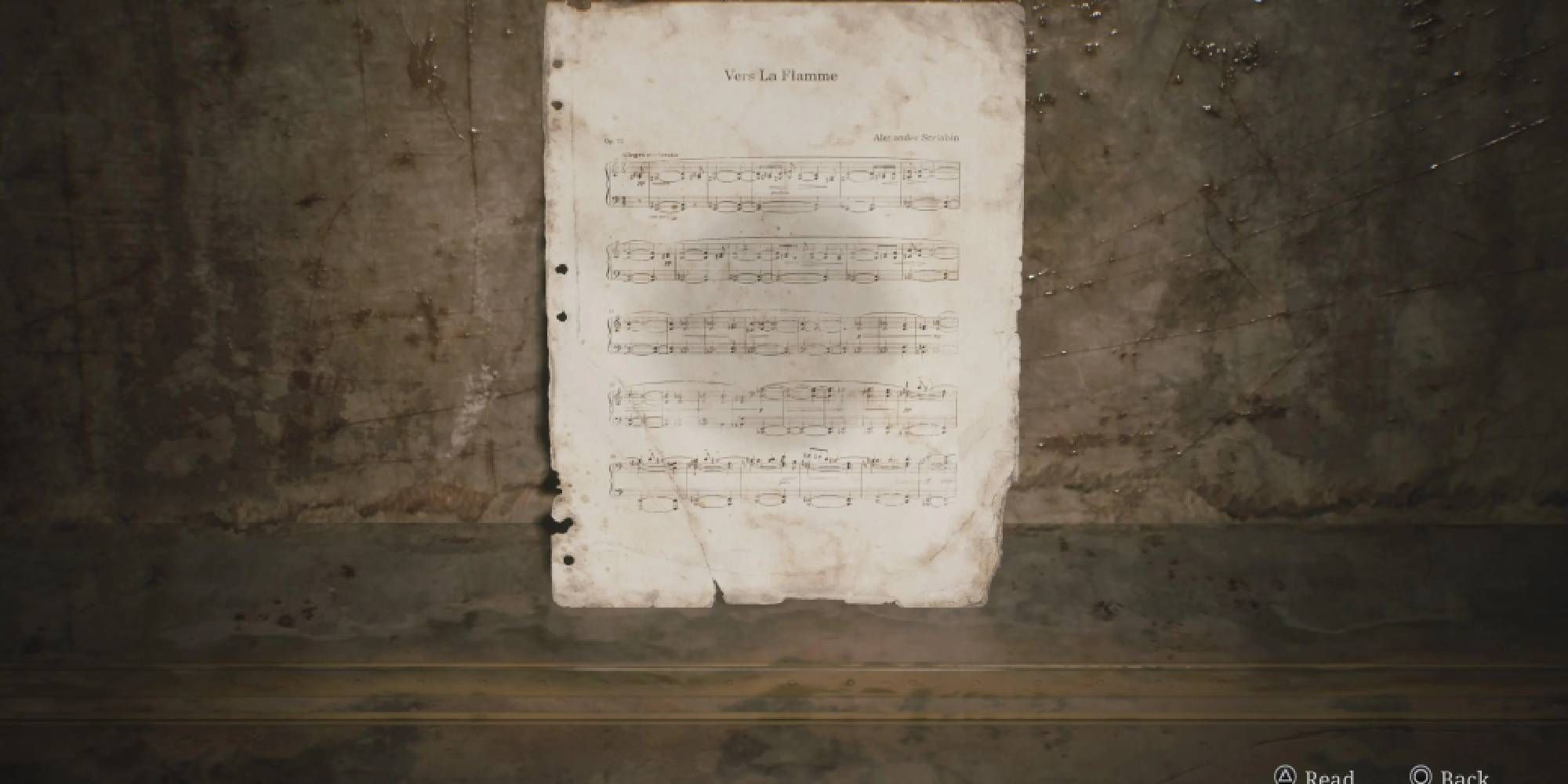 Silent Hill 2 Remake Music Sheet