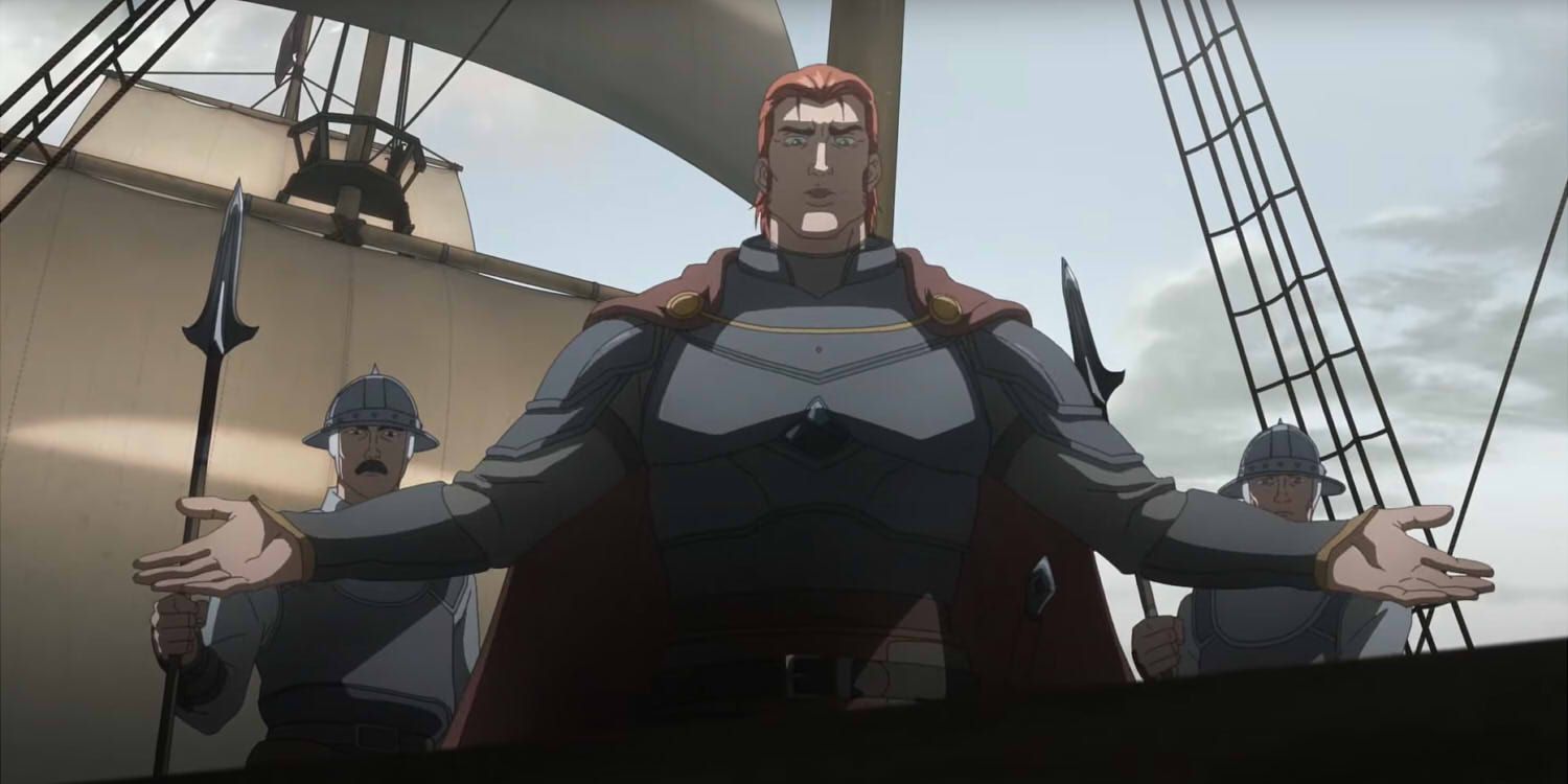 Zelest confronta a Geralt en The Witcher: Sirens of the Deep.