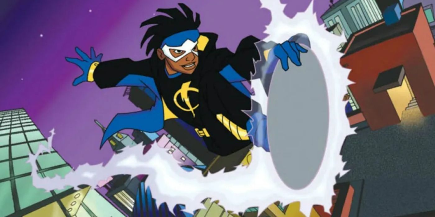 Virgil Hawkins as Static from the show Static Shock