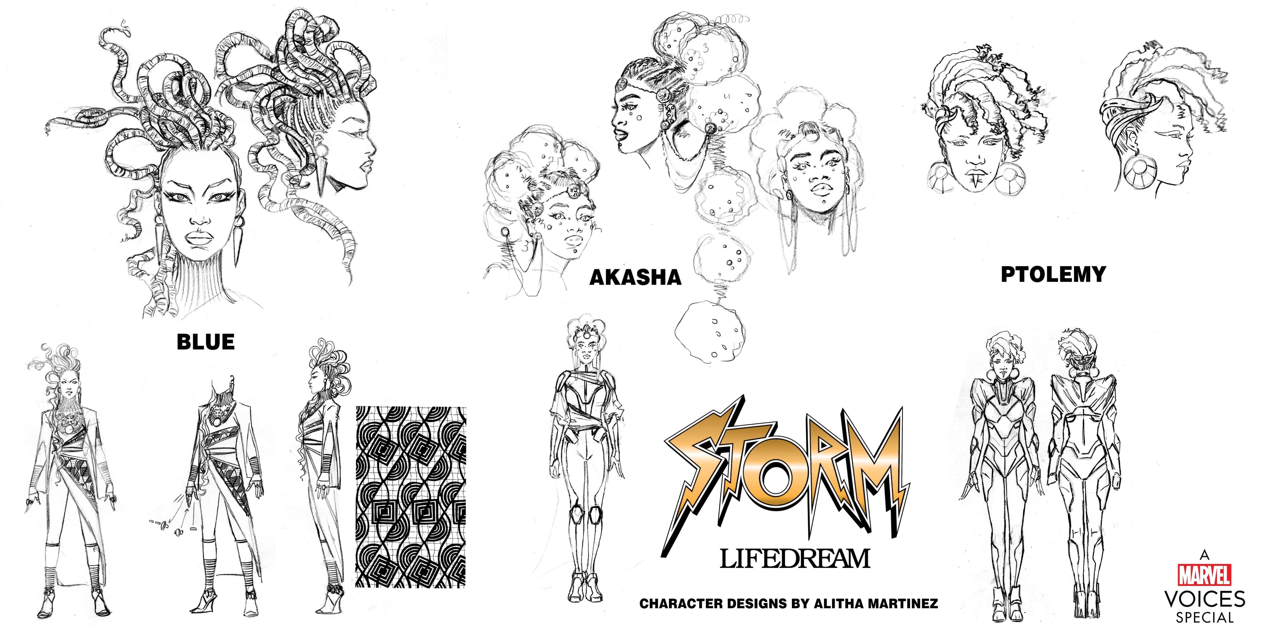 Storm Lifedream Character Designs