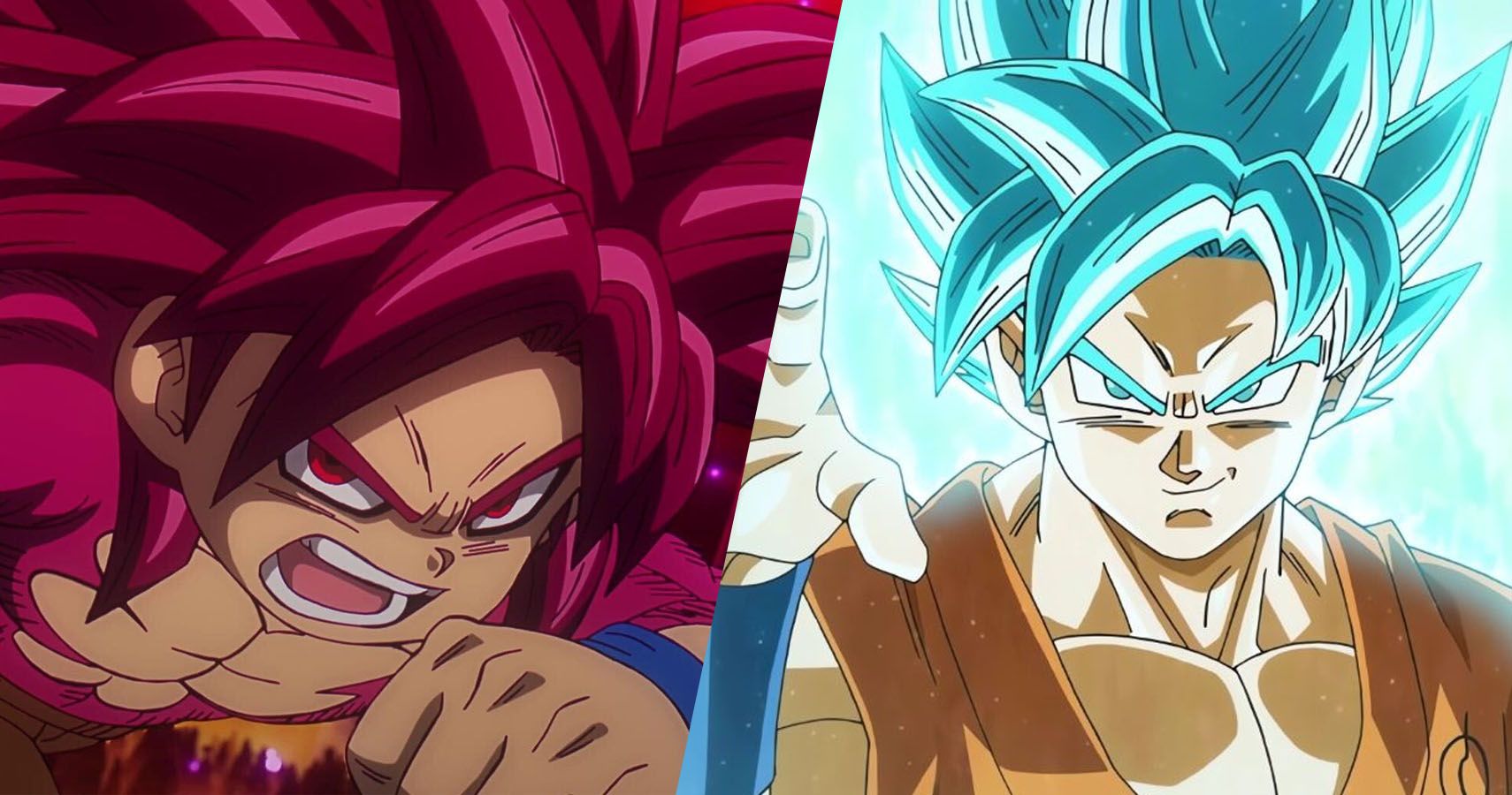 Super Saiyan 4 Mini Goku and Super Saiyan Blue Goku by Dragon Ball Daima and Dragon Ball Super