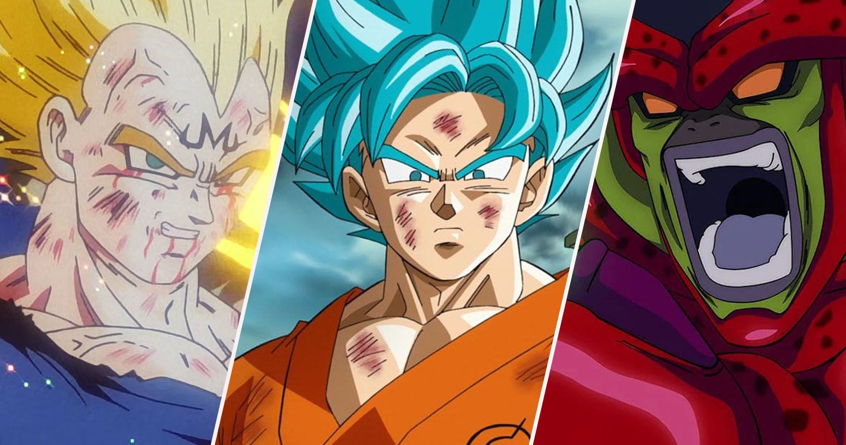 Super Saiyan Majin Vegeta, Super Saiyan Blue Goku e Cell Max