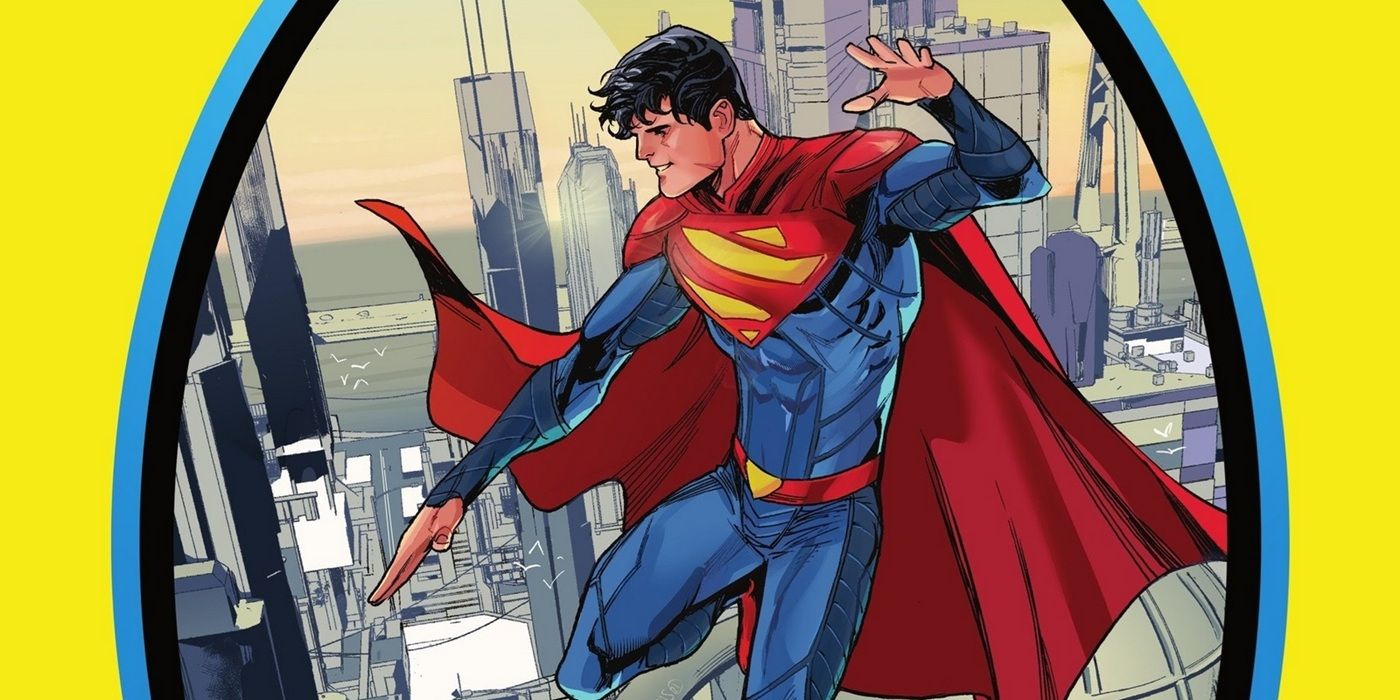 Superman, hijo de Kal-El 1, cubierta, que muestra a Jon Kent volando en el aire.