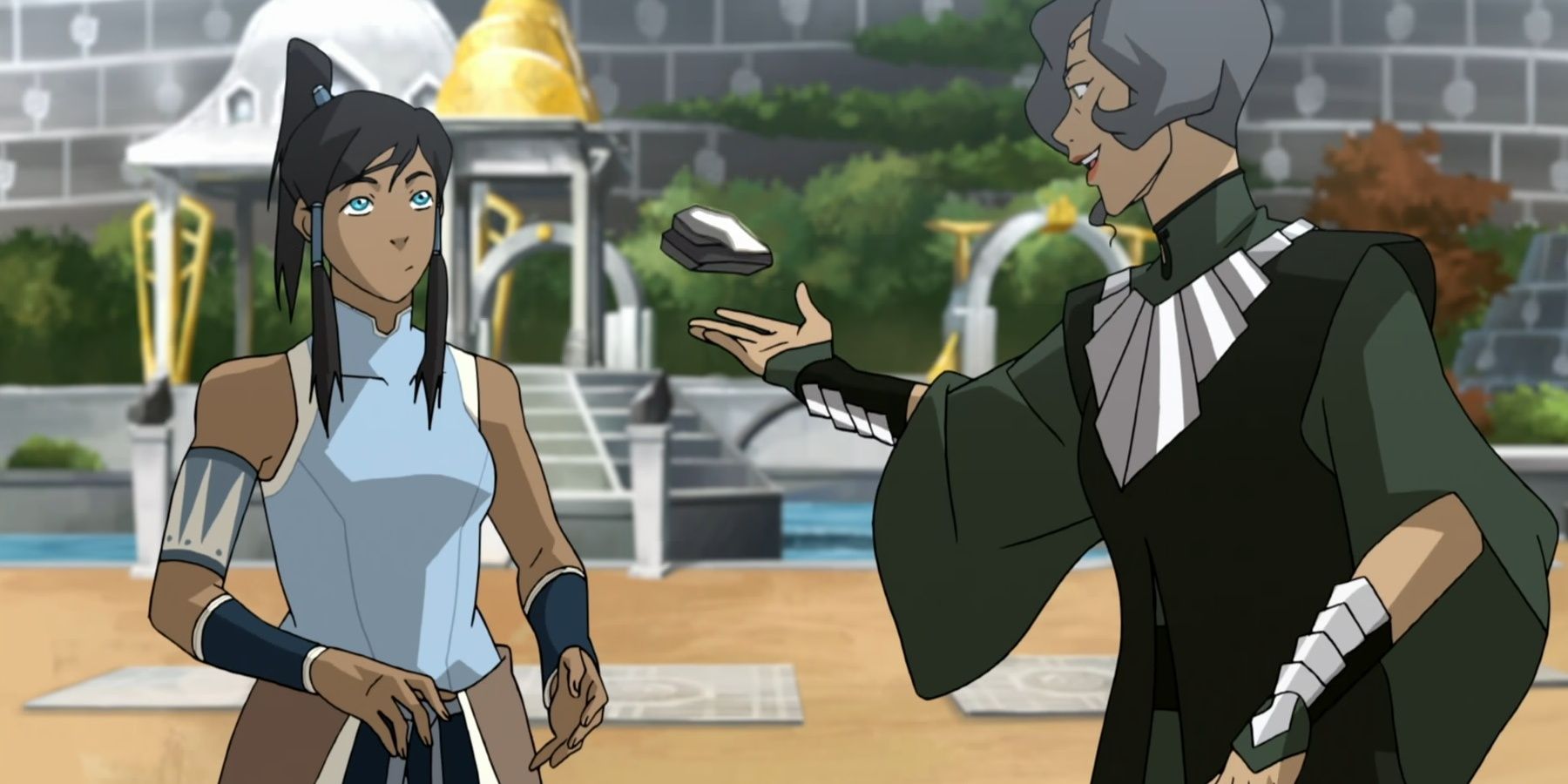 Suyin joga metal para Korra