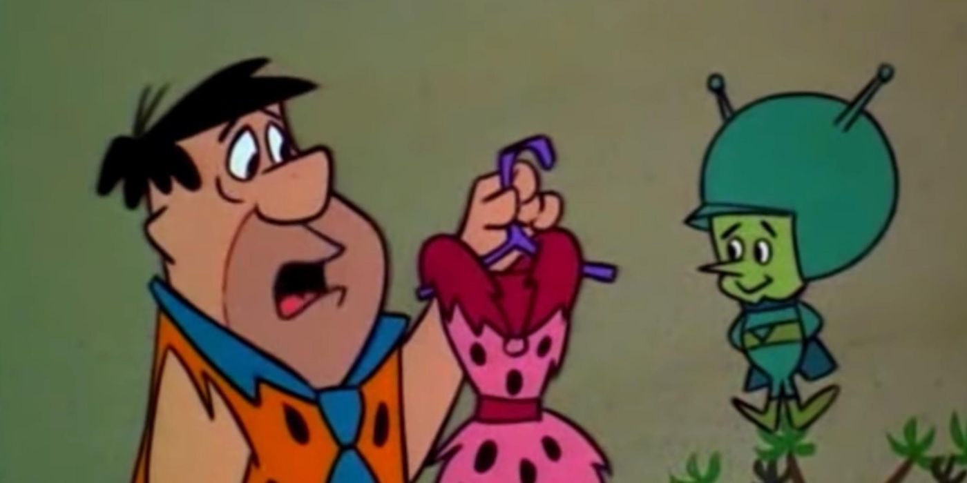 The Great Gazoo speaking to Fred from The Flintstones