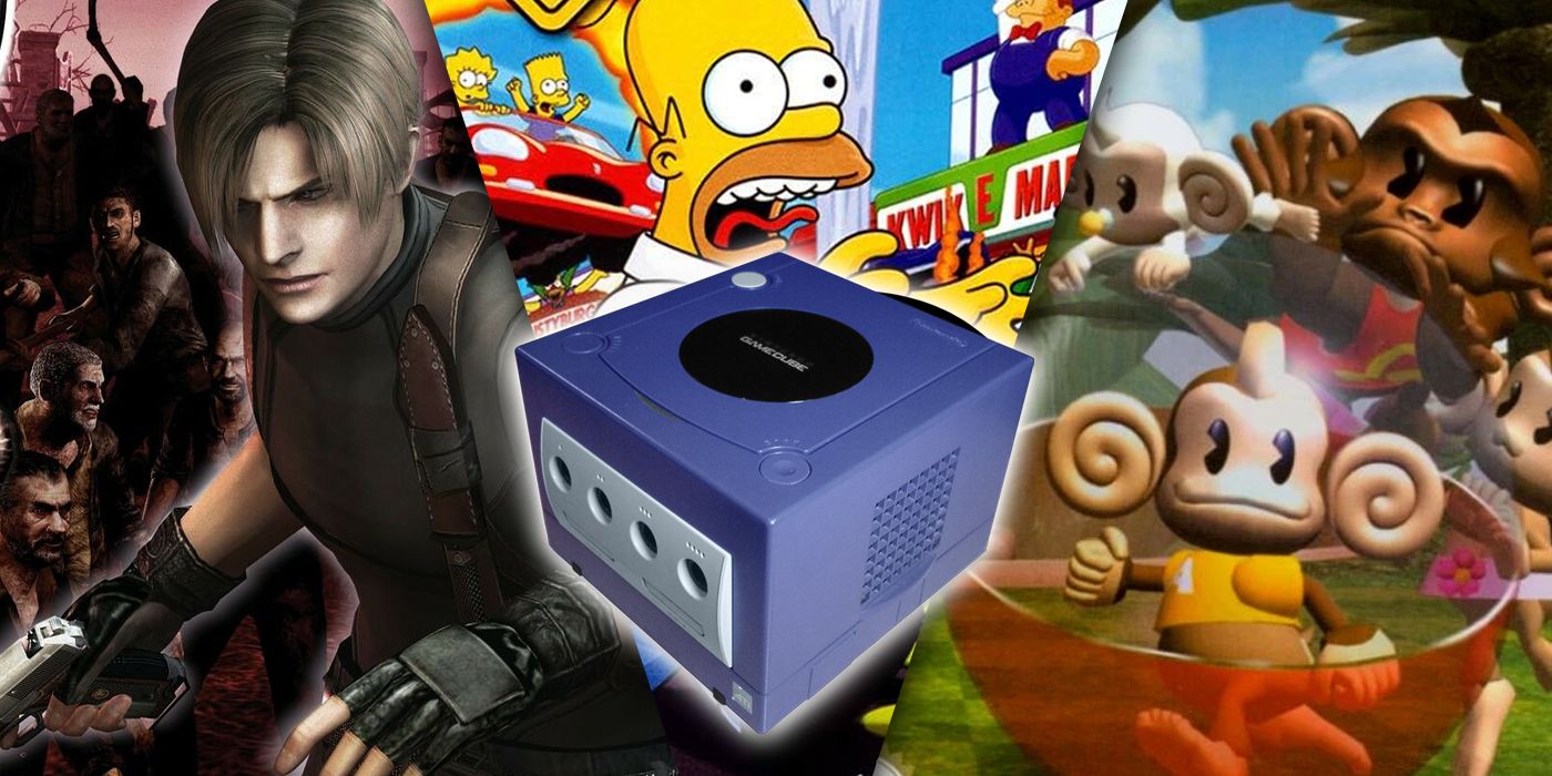 The Simpsons Hit & Run, Resident Evil 4, Super Monkey Ball, Gamecube-1